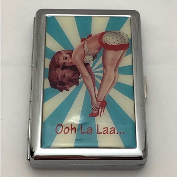 5/$25 “Ohh La Laa...” cigarette case & card holder - Picture 1 of 2